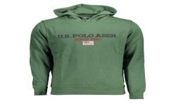 U.S. POLO FELPA SENZA ZIP UOMO VERDE
