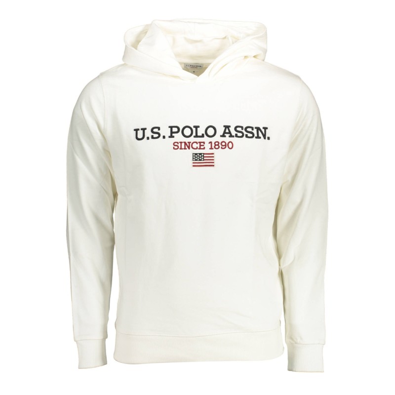 U.S. POLO FELPA SENZA ZIP UOMO BIANCO U.S. POLO FELPA SENZA ZIP UOMO BIANCO