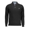 U.S. POLO POLO MANICHE LUNGHE UOMO NERO