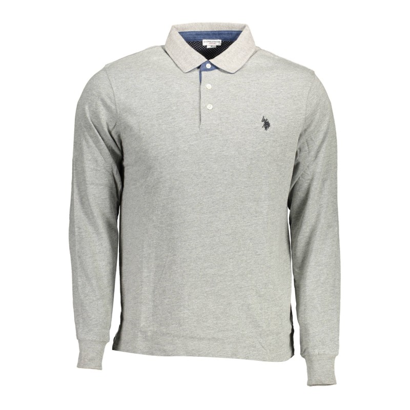 U.S. POLO POLO MANICHE LUNGHE UOMO GRIGIO U.S. POLO POLO MANICHE LUNGHE UOMO GRIGIO