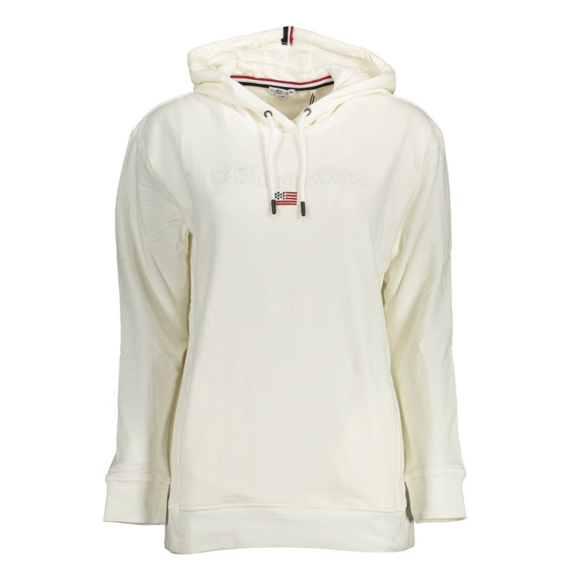 U.S. POLO FELPA SENZA ZIP DONNA BIANCO U.S. POLO FELPA SENZA ZIP DONNA BIANCO