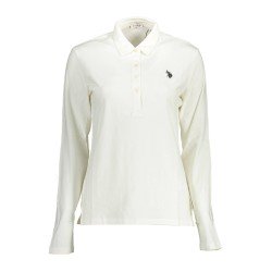 U.S. POLO POLO MANICHE LUNGHE DONNA BIANCO