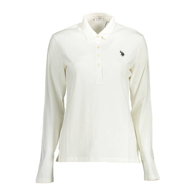 U.S. POLO POLO MANICHE LUNGHE DONNA BIANCO U.S. POLO POLO MANICHE LUNGHE DONNA BIANCO