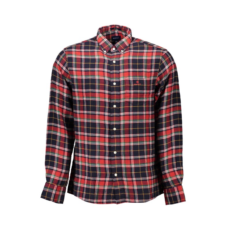 GANT CAMICIA MANICHE LUNGHE UOMO ROSSO