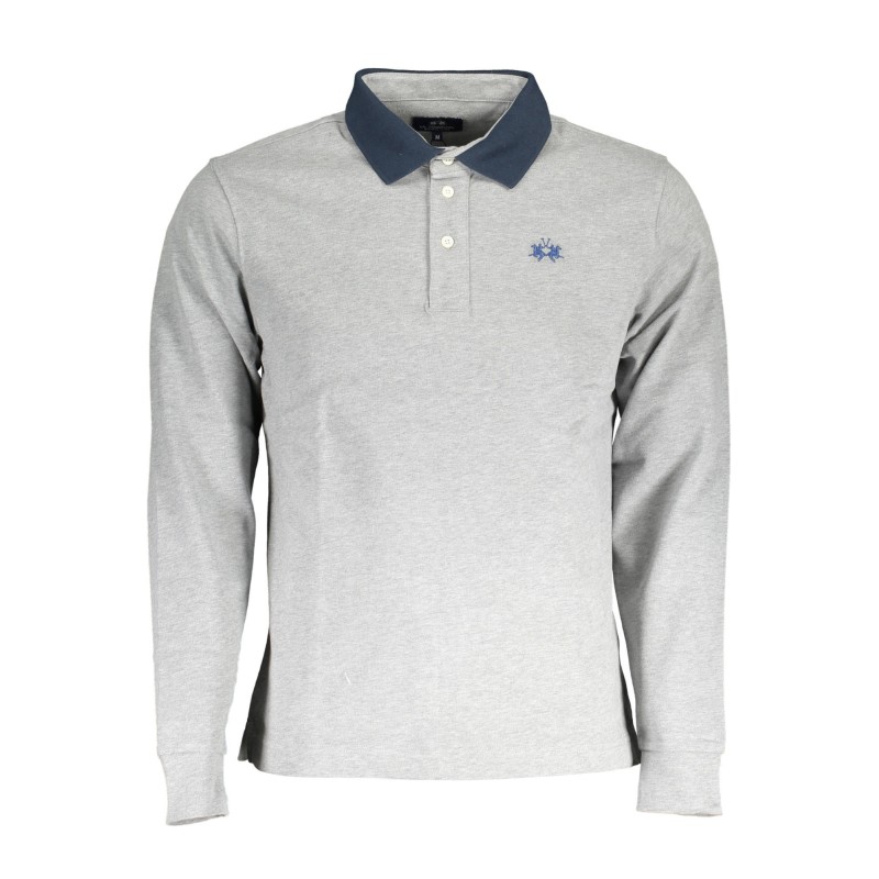 LA MARTINA POLO MANICHE LUNGHE UOMO GRIGIO LA MARTINA POLO MANICHE LUNGHE UOMO GRIGIO