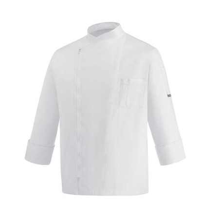 Giacca unisex Zip - 100% Microfiber - White