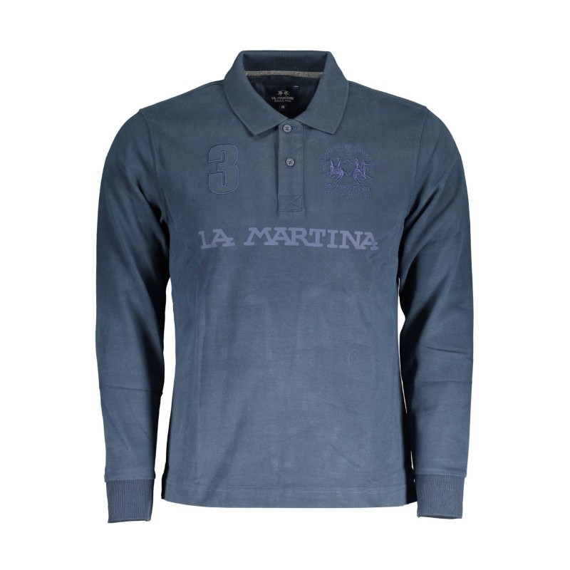 LA MARTINA POLO MANICHE LUNGHE UOMO BLU LA MARTINA POLO MANICHE LUNGHE UOMO BLU