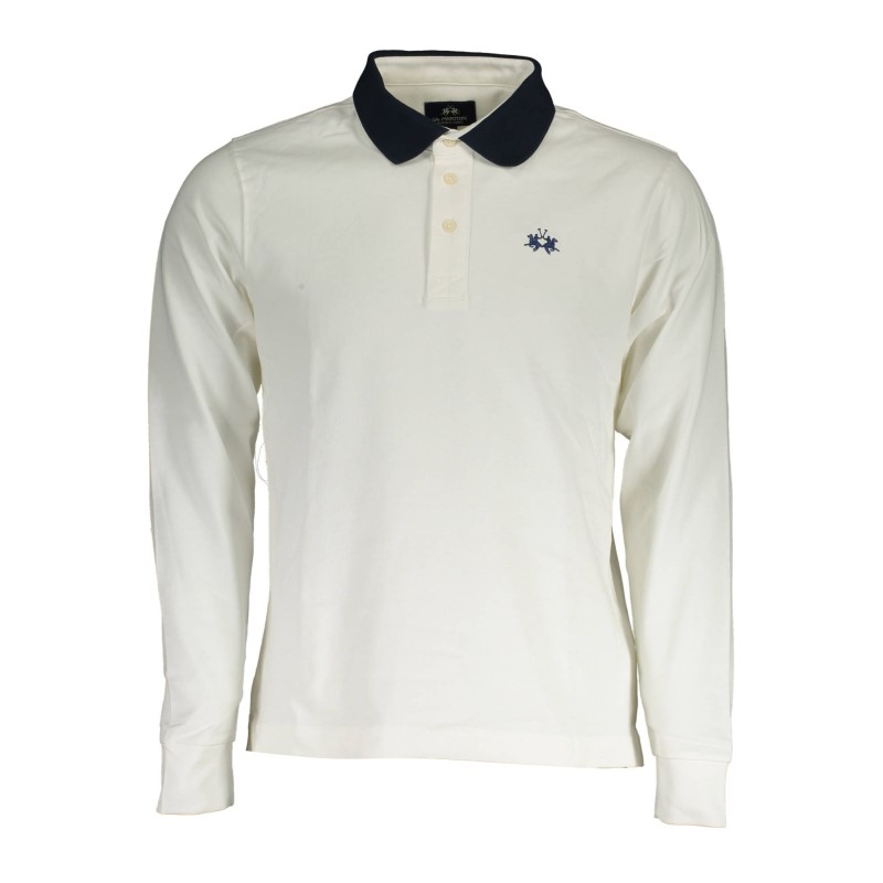 LA MARTINA POLO MANICHE LUNGHE UOMO BIANCO LA MARTINA POLO MANICHE LUNGHE UOMO BIANCO
