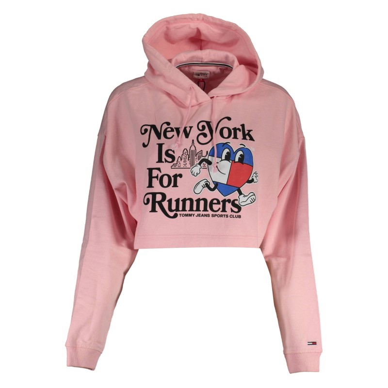 TOMMY HILFIGER FELPA SENZA ZIP DONNA ROSA TOMMY HILFIGER FELPA SENZA ZIP DONNA ROSA
