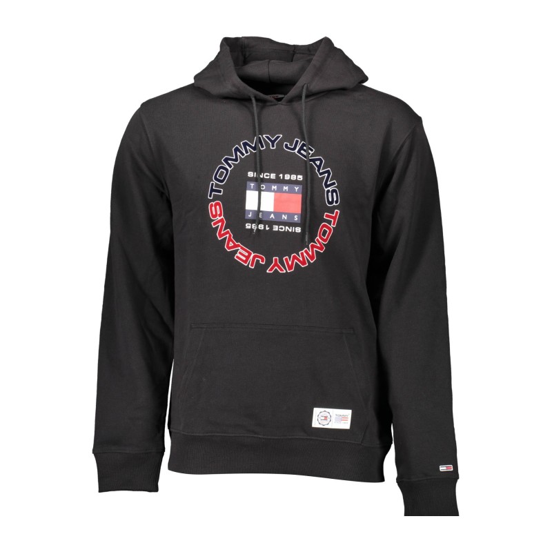 TOMMY HILFIGER FELPA SENZA ZIP UOMO NERO TOMMY HILFIGER FELPA SENZA ZIP UOMO NERO