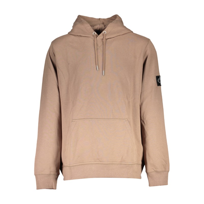 CALVIN KLEIN FELPA SENZA ZIP UOMO MARRONE CALVIN KLEIN FELPA SENZA ZIP UOMO MARRONE