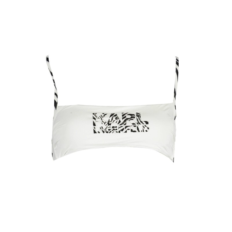 KARL LAGERFELD BEACHWEAR COSTUME PARTE SOPRA DONNA BIANCO KARL LAGERFELD BEACHWEAR COSTUME PARTE SOPRA DONNA BIANCO