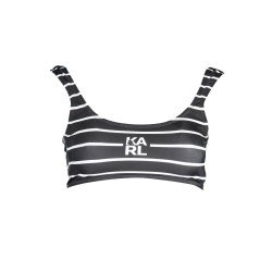 KARL LAGERFELD BEACHWEAR COSTUME PARTE SOPRA DONNA NERO