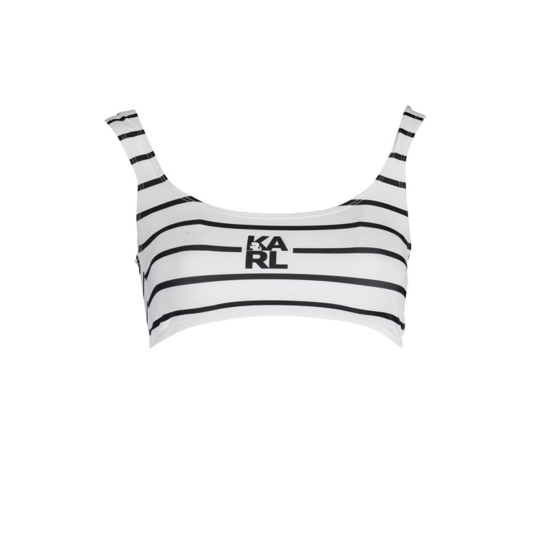 KARL LAGERFELD BEACHWEAR COSTUME PARTE SOPRA DONNA BIANCO KARL LAGERFELD BEACHWEAR COSTUME PARTE SOPRA DONNA BIANCO