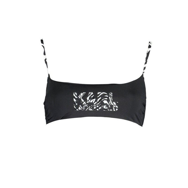 KARL LAGERFELD BEACHWEAR COSTUME PARTE SOPRA DONNA NERO KARL LAGERFELD BEACHWEAR COSTUME PARTE SOPRA DONNA NERO