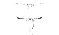 KARL LAGERFELD BEACHWEAR COSTUME PARTE SOPRA DONNA NERO
