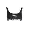 KARL LAGERFELD BEACHWEAR COSTUME PARTE SOPRA DONNA NERO