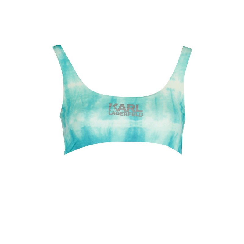 KARL LAGERFELD BEACHWEAR COSTUME PARTE SOPRA DONNA AZZURRO KARL LAGERFELD BEACHWEAR COSTUME PARTE SOPRA DONNA AZZURRO