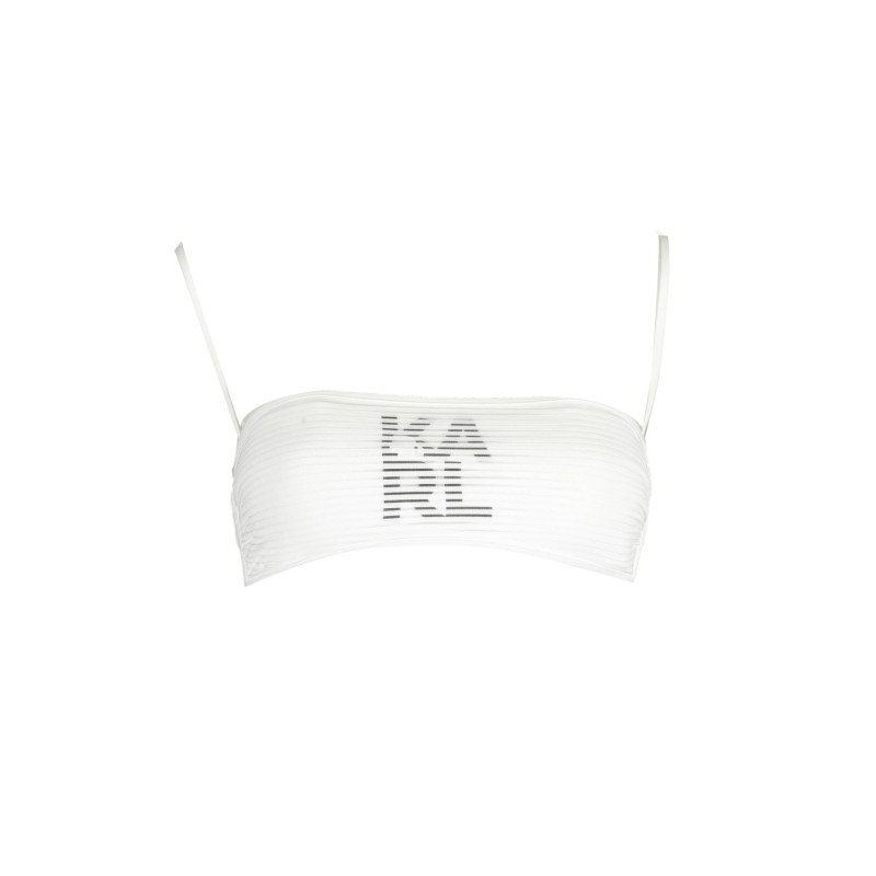 KARL LAGERFELD BEACHWEAR COSTUME PARTE SOPRA DONNA BIANCO KARL LAGERFELD BEACHWEAR COSTUME PARTE SOPRA DONNA BIANCO
