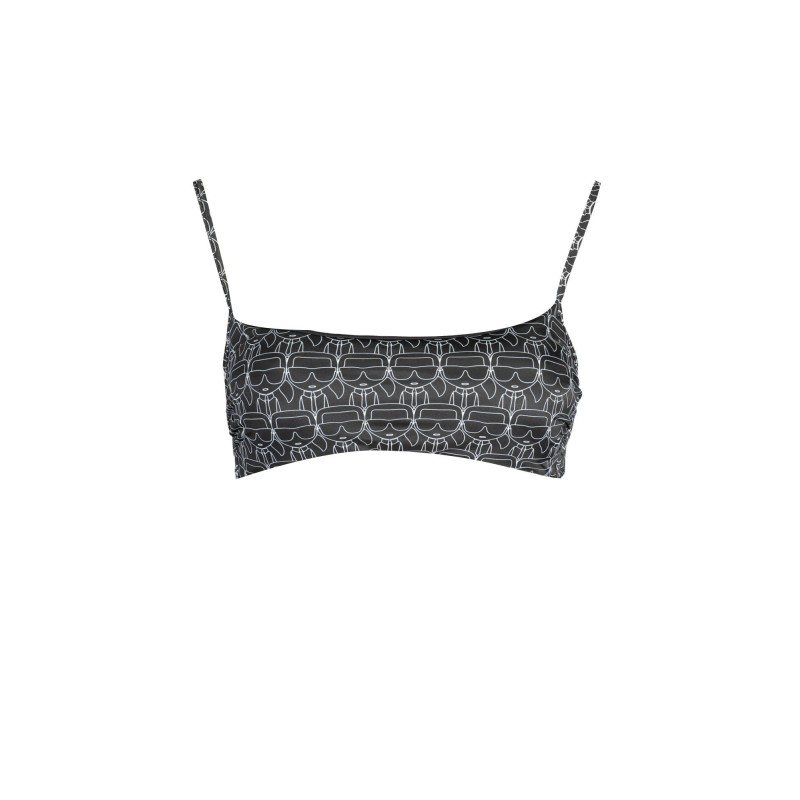 KARL LAGERFELD BEACHWEAR COSTUME PARTE SOPRA DONNA NERO KARL LAGERFELD BEACHWEAR COSTUME PARTE SOPRA DONNA NERO