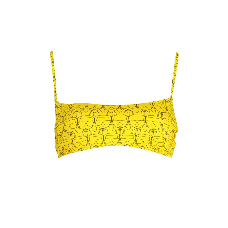 KARL LAGERFELD BEACHWEAR COSTUME PARTE SOPRA DONNA GIALLO KARL LAGERFELD BEACHWEAR COSTUME PARTE SOPRA DONNA GIALLO