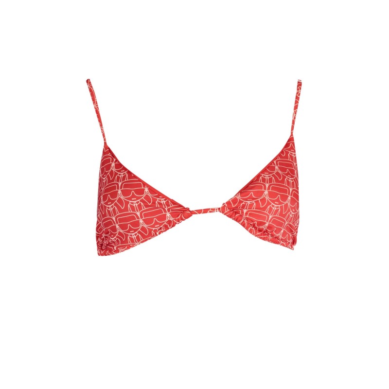 KARL LAGERFELD BEACHWEAR COSTUME PARTE SOPRA DONNA ROSSO KARL LAGERFELD BEACHWEAR COSTUME PARTE SOPRA DONNA ROSSO