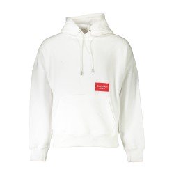 CALVIN KLEIN FELPA SENZA ZIP UOMO BIANCO