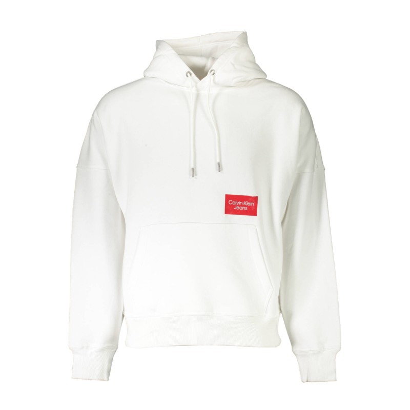 CALVIN KLEIN FELPA SENZA ZIP UOMO BIANCO CALVIN KLEIN FELPA SENZA ZIP UOMO BIANCO