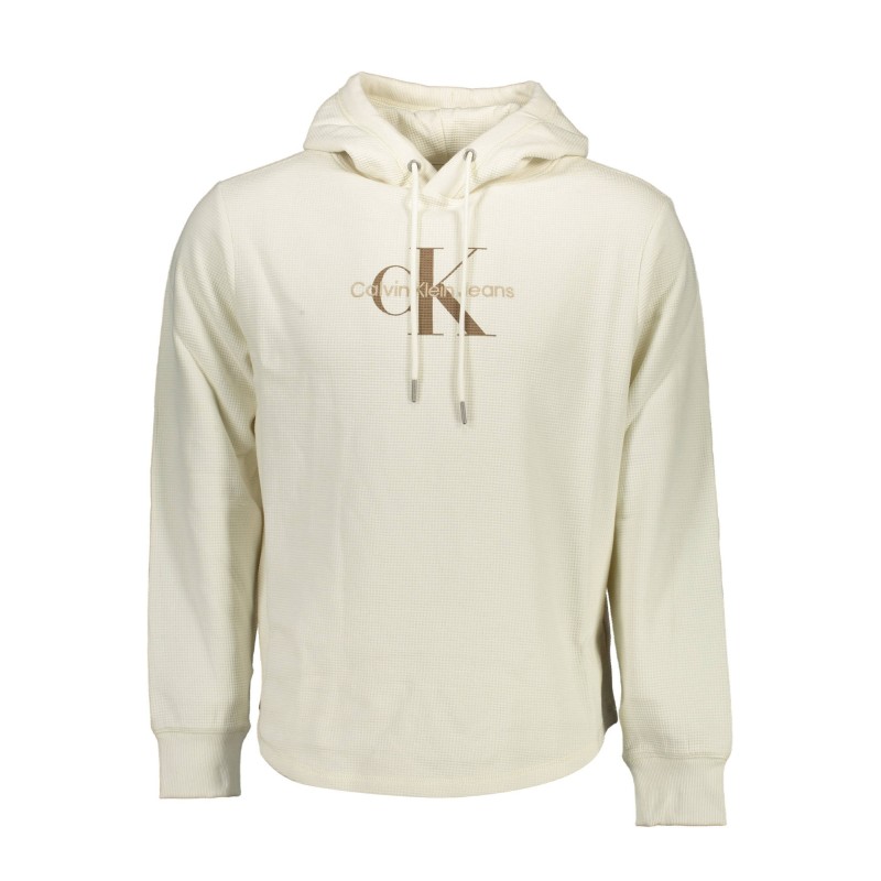 CALVIN KLEIN FELPA SENZA ZIP UOMO BIANCO CALVIN KLEIN FELPA SENZA ZIP UOMO BIANCO