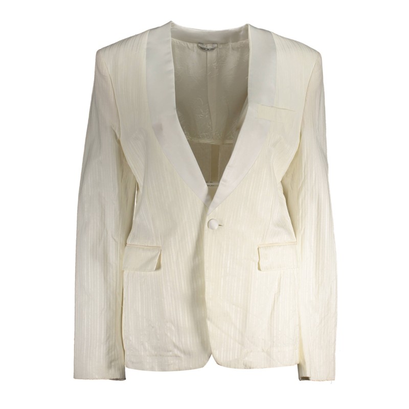 PATRIZIA PEPE GIACCA CLASSICA DONNA BIANCO PATRIZIA PEPE GIACCA CLASSICA DONNA BIANCO