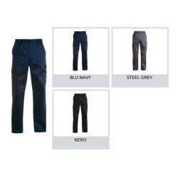 Pantalone CARGO WINTER unisex invernale con elastici laterali e passanti in vita