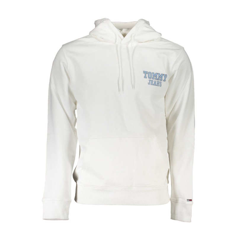 TOMMY HILFIGER FELPA SENZA ZIP UOMO BIANCO TOMMY HILFIGER FELPA SENZA ZIP UOMO BIANCO