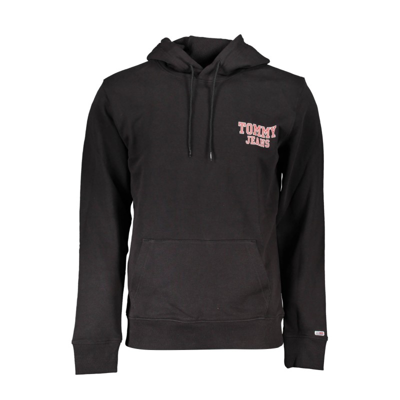 TOMMY HILFIGER FELPA SENZA ZIP UOMO NERO TOMMY HILFIGER FELPA SENZA ZIP UOMO NERO