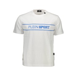 PLEIN SPORT T-SHIRT MANICHE CORTE UOMO BIANCO