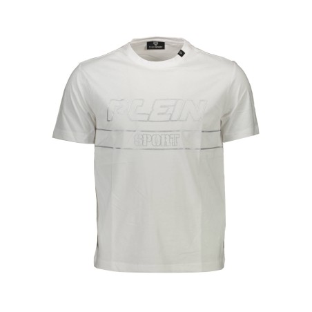 PLEIN SPORT T-SHIRT MANICHE CORTE UOMO BIANCO