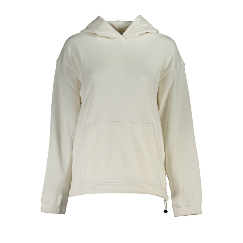 CALVIN KLEIN FELPA SENZA ZIP DONNA BIANCO CALVIN KLEIN FELPA SENZA ZIP DONNA BIANCO