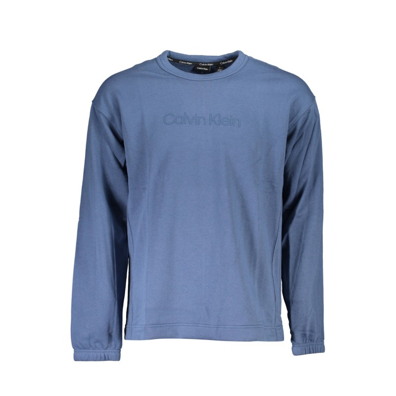 CALVIN KLEIN FELPA SENZA ZIP UOMO BLU CALVIN KLEIN FELPA SENZA ZIP UOMO BLU