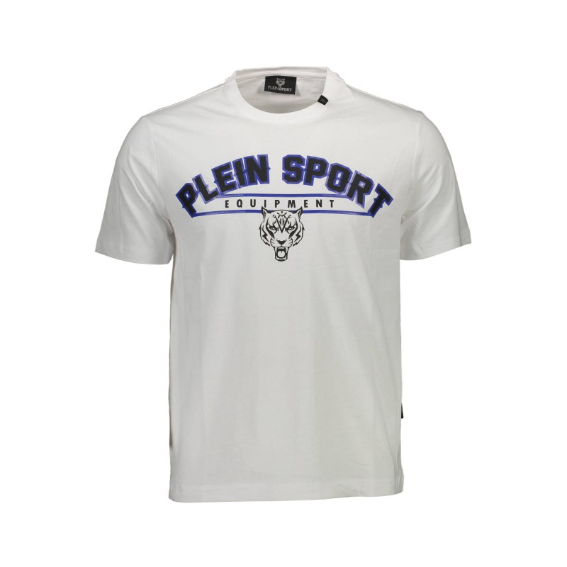 PLEIN SPORT T-SHIRT MANICHE CORTE UOMO BIANCO