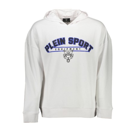 PLEIN SPORT FELPA SENZA ZIP UOMO BIANCO