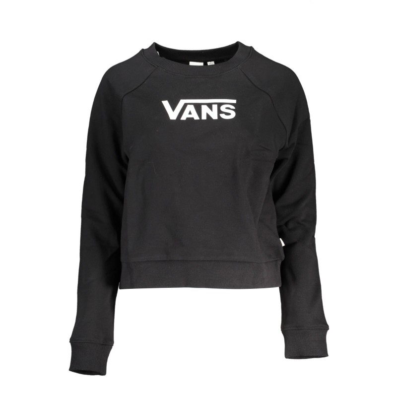 VANS FELPA CON ZIP DONNA NERO VANS FELPA CON ZIP DONNA NERO