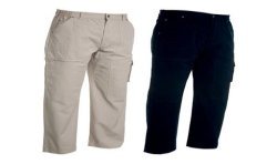 Pantalone FLECCER multitasche in 100% cotone canvas