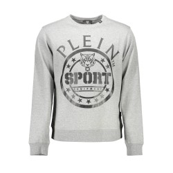 PLEIN SPORT FELPA SENZA ZIP UOMO GRIGIO