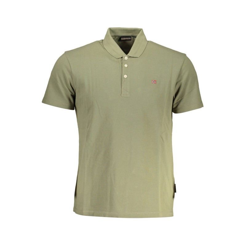 NAPAPIJRI POLO MANICHE CORTE UOMO VERDE NAPAPIJRI POLO MANICHE CORTE UOMO VERDE