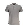 NAPAPIJRI POLO MANICHE CORTE UOMO GRIGIO