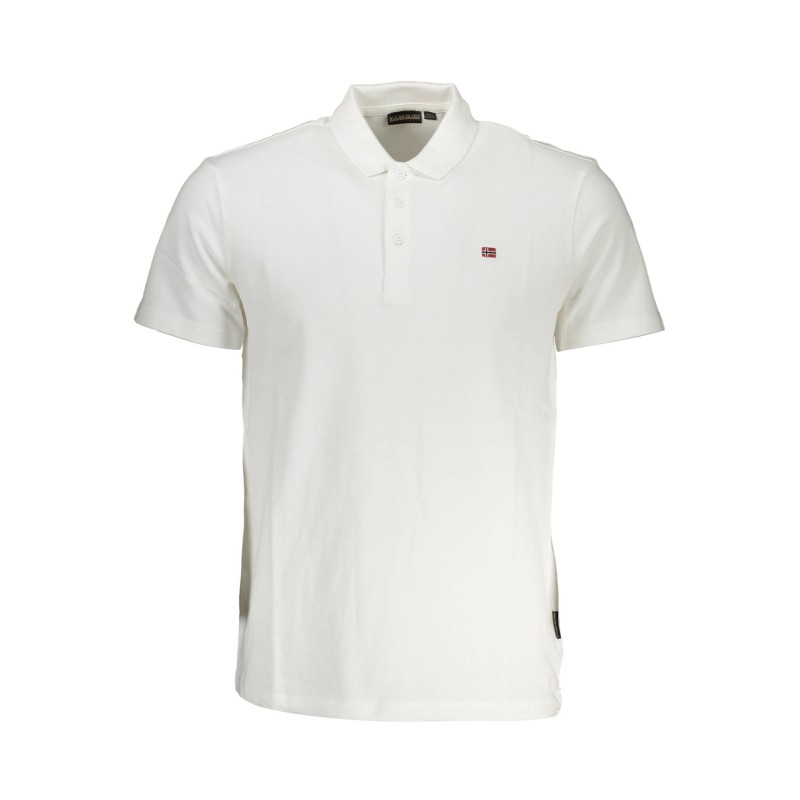 NAPAPIJRI POLO MANICHE CORTE UOMO BIANCO NAPAPIJRI POLO MANICHE CORTE UOMO BIANCO