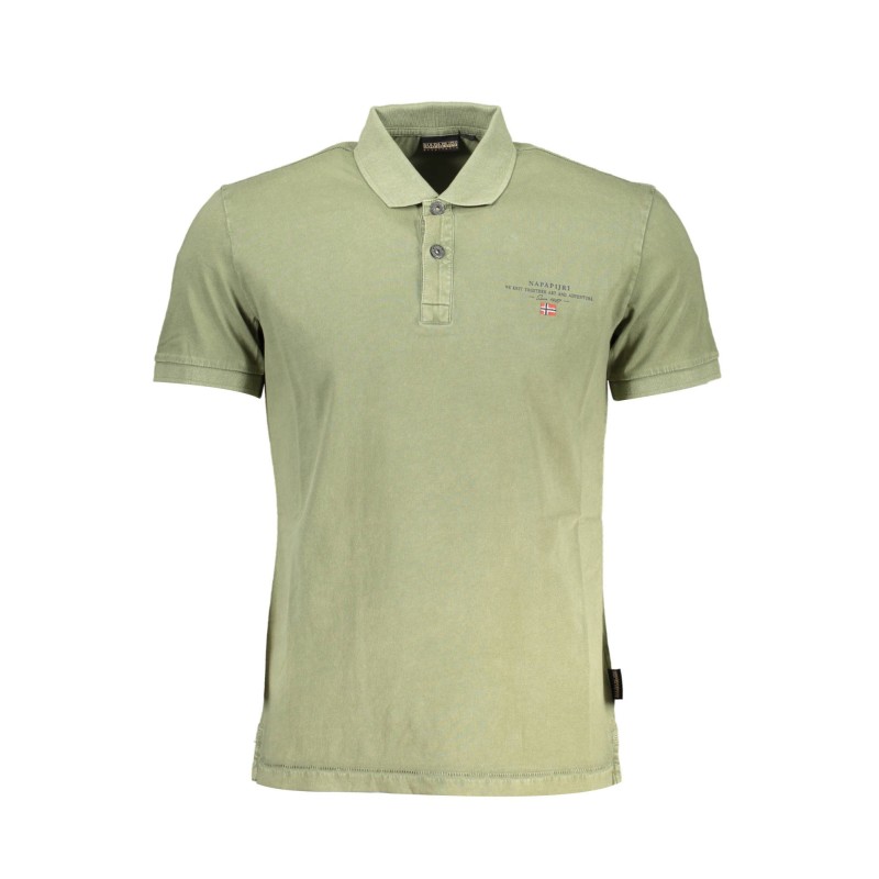 NAPAPIJRI POLO MANICHE CORTE UOMO VERDE NAPAPIJRI POLO MANICHE CORTE UOMO VERDE