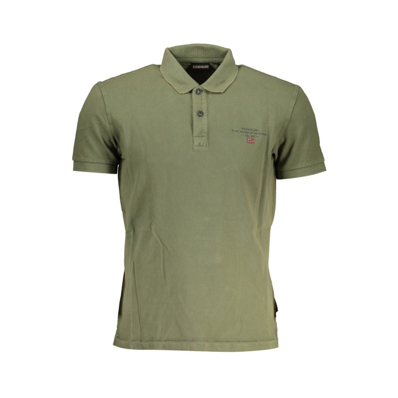 NAPAPIJRI POLO MANICHE CORTE UOMO VERDE NAPAPIJRI POLO MANICHE CORTE UOMO VERDE