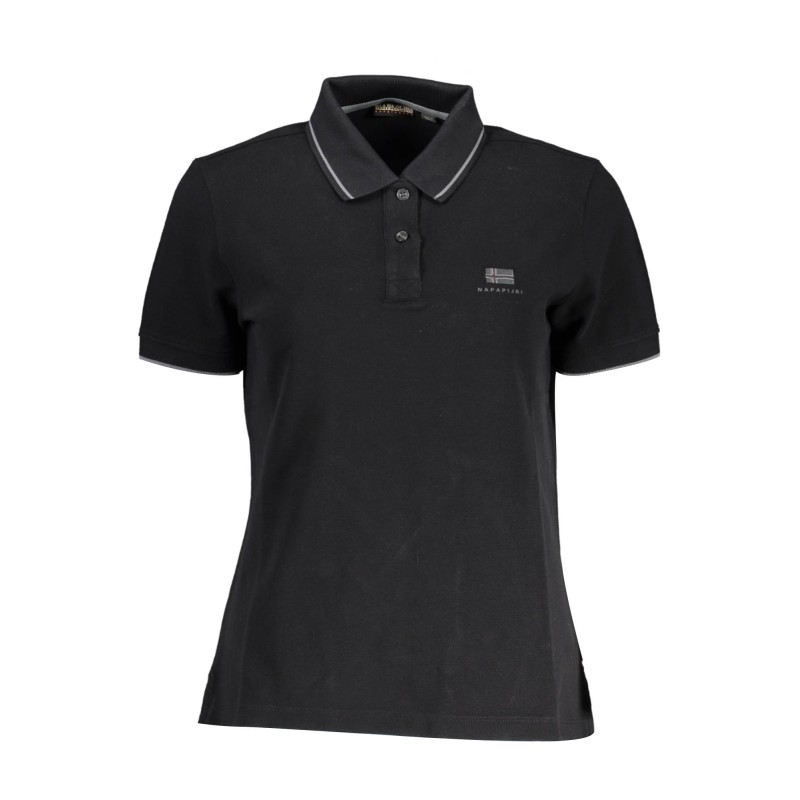 NAPAPIJRI POLO MANICHE CORTE DONNA NERO NAPAPIJRI POLO MANICHE CORTE DONNA NERO