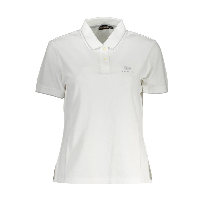 NAPAPIJRI POLO MANICHE CORTE DONNA BIANCO NAPAPIJRI POLO MANICHE CORTE DONNA BIANCO