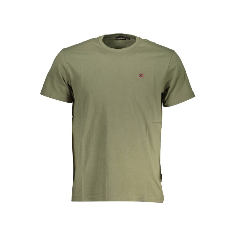 NAPAPIJRI T-SHIRT MANICHE CORTE UOMO VERDE NAPAPIJRI T-SHIRT MANICHE CORTE UOMO VERDE